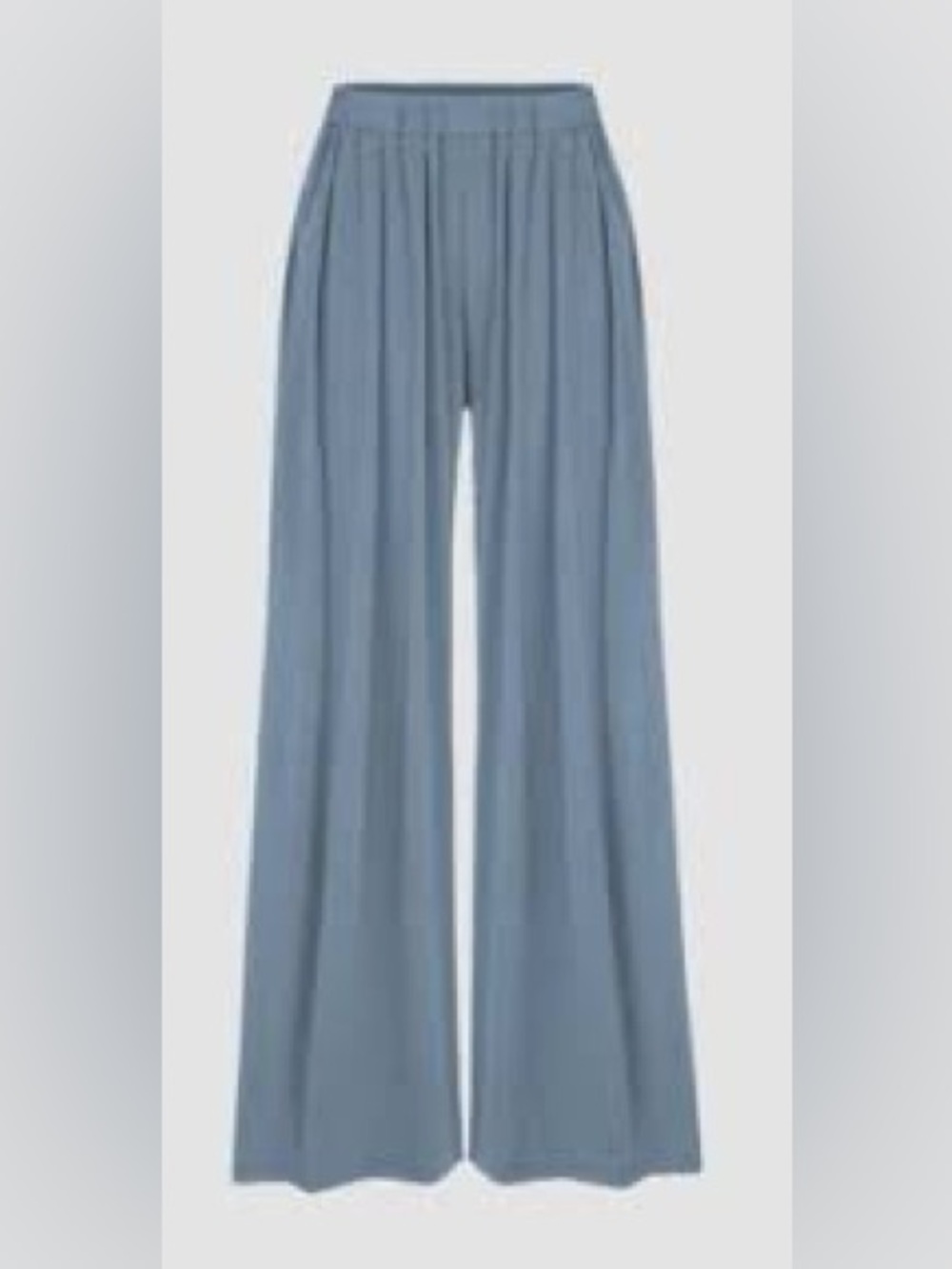 Cider Wide-Leg Pull-On Pants - Dusty Blue